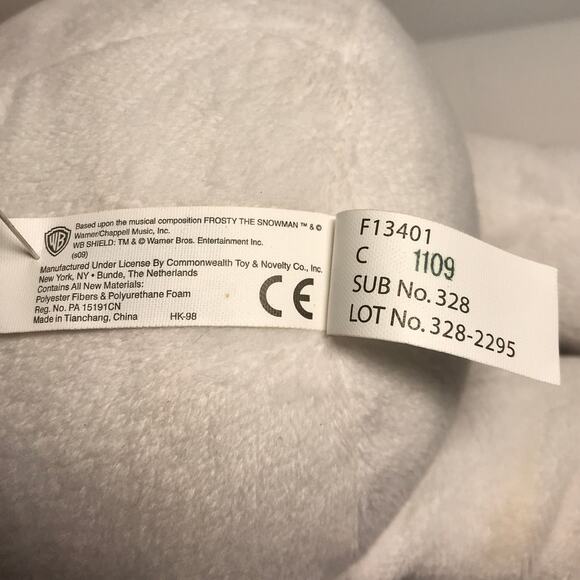 Warner Bros Frosty the Snowman Stuff Animal - Picture 5 of 5